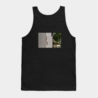 Road Sign on Street London Photography Art Tank Top